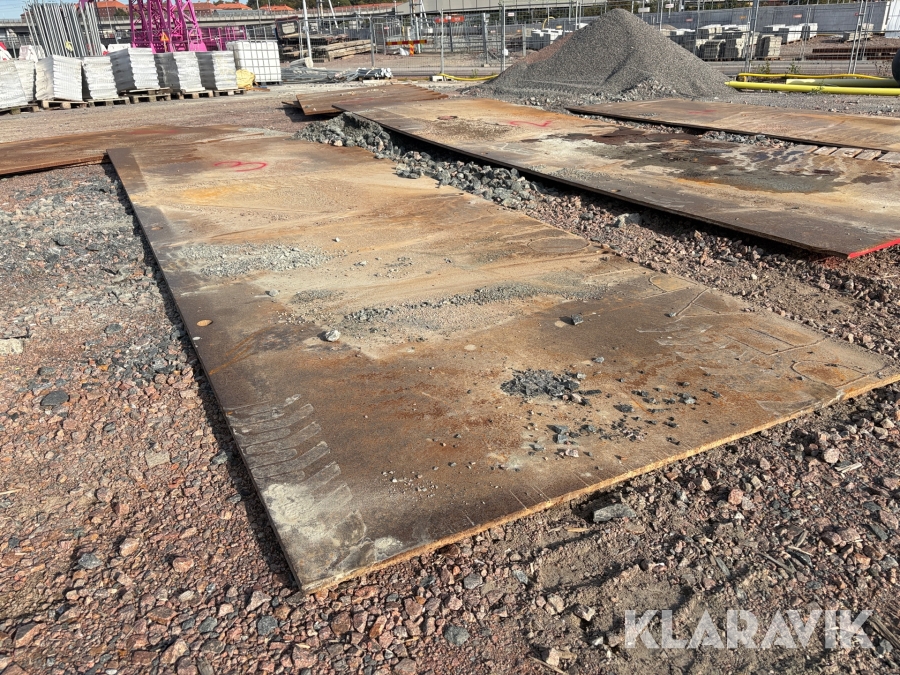 Körplåt 6x2m