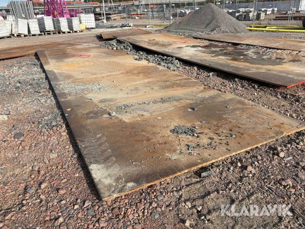 Körplåt 6x2m