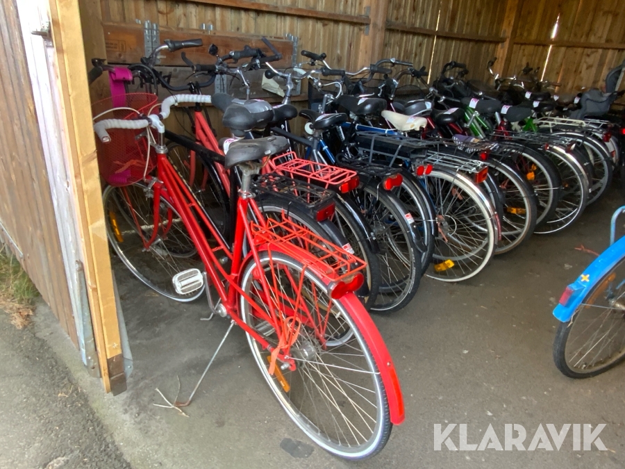 Stort parti diverse cyklar 23st
