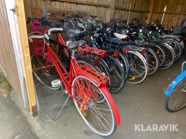 Stort parti diverse cyklar 23st