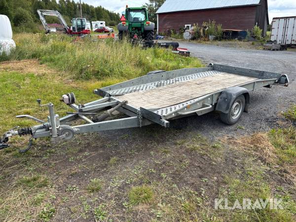 Personbilssläp / biltrailer Thule AT1300 med tipp & vinsch