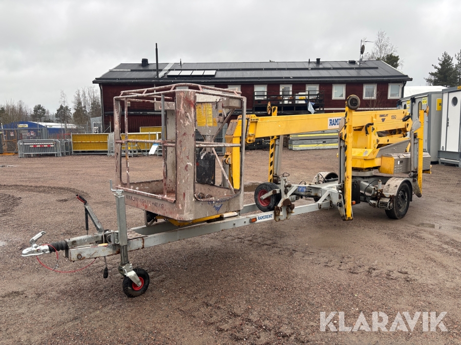 Släpvagnslift Ommelift 1550EBZX