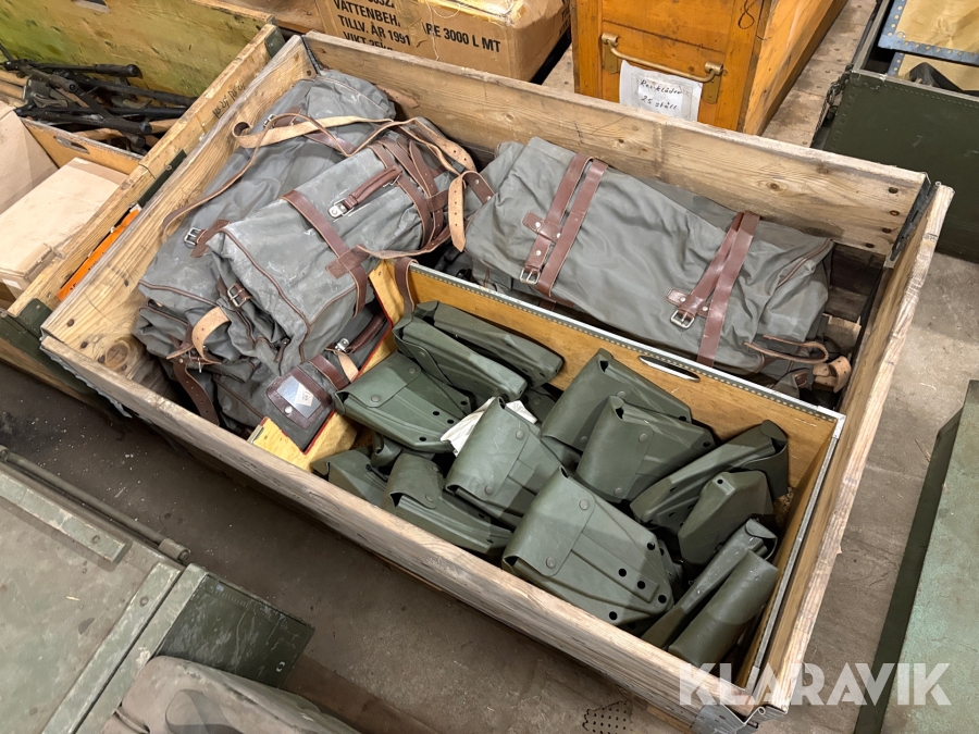 Packväskor & spadhållare 1st pall