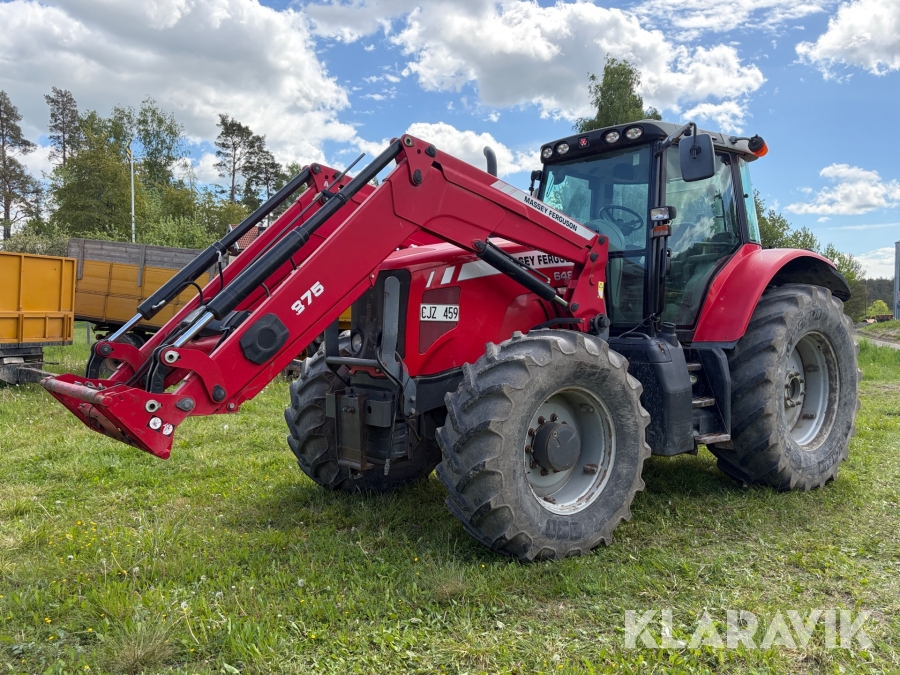 Traktor Massey Ferguson 6485 Dyna 6 med lastare