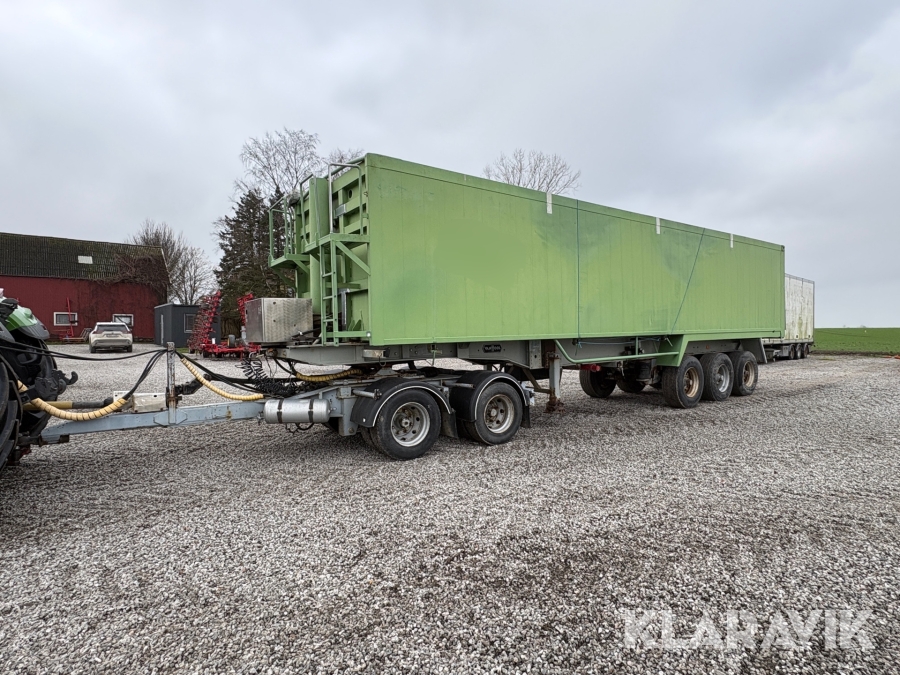 Tipptrailer i Aluminium Vanttool SK 307/27 Med dolly