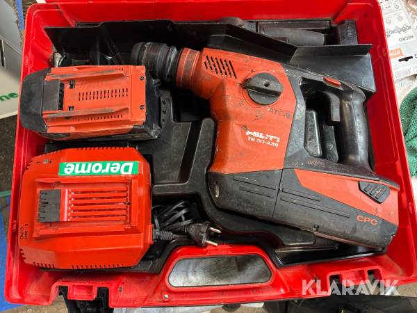 Slagborr Hilti TE30-A36 med batteri och laddare