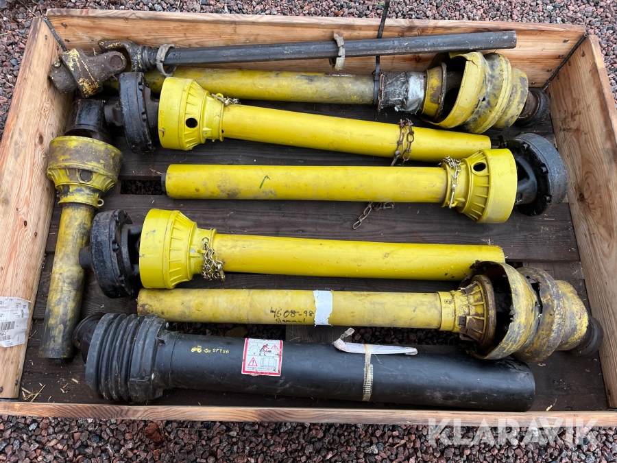 Kraftöverföringsaxlar 8st