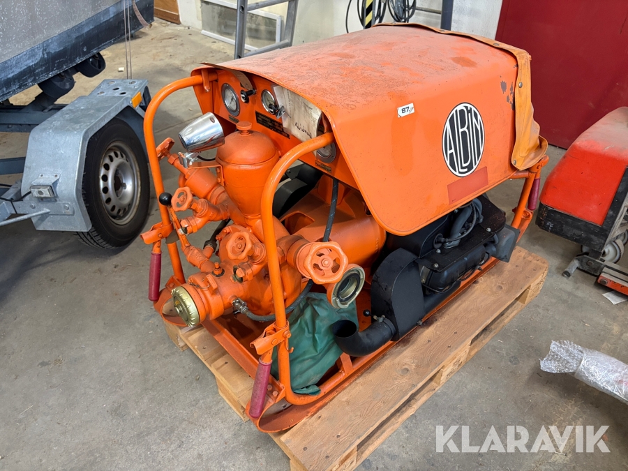 Motorspruta med vagn Albin A-900VW 1200