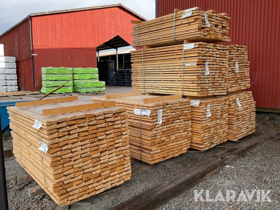 Bullerplank / plankvirke furu