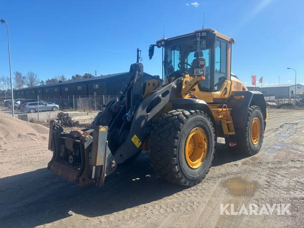 Hjullastare Volvo L90H med skevningsfäste