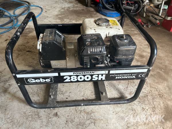 Elverk Honda 2800SH