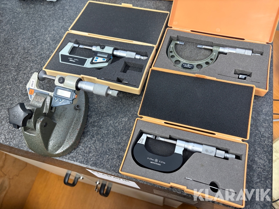 Spår- och tallriksmikrometer Mitutoyo