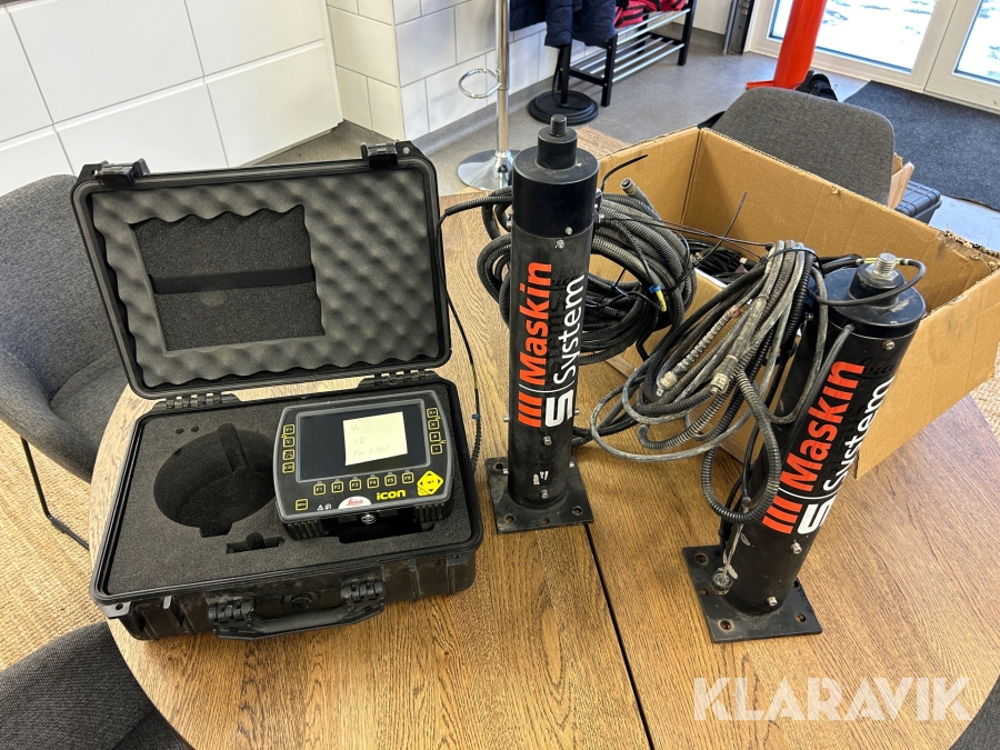 Grävsystem Leica 2D/3D-förberett med 3D licens