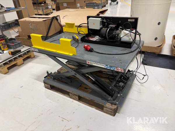 Låglyftsbord Marco MX10-8/8 med ramp 1000kg