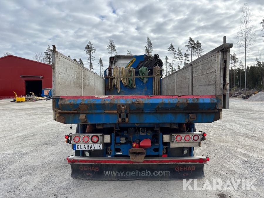 Kranbil med tipp Scania R560lb8x4*4hnb Tridem med Palfinger PK 33002-EH