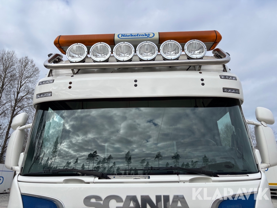 Kranbil med tipp Scania R560lb8x4*4hnb Tridem med Palfinger PK 33002-EH