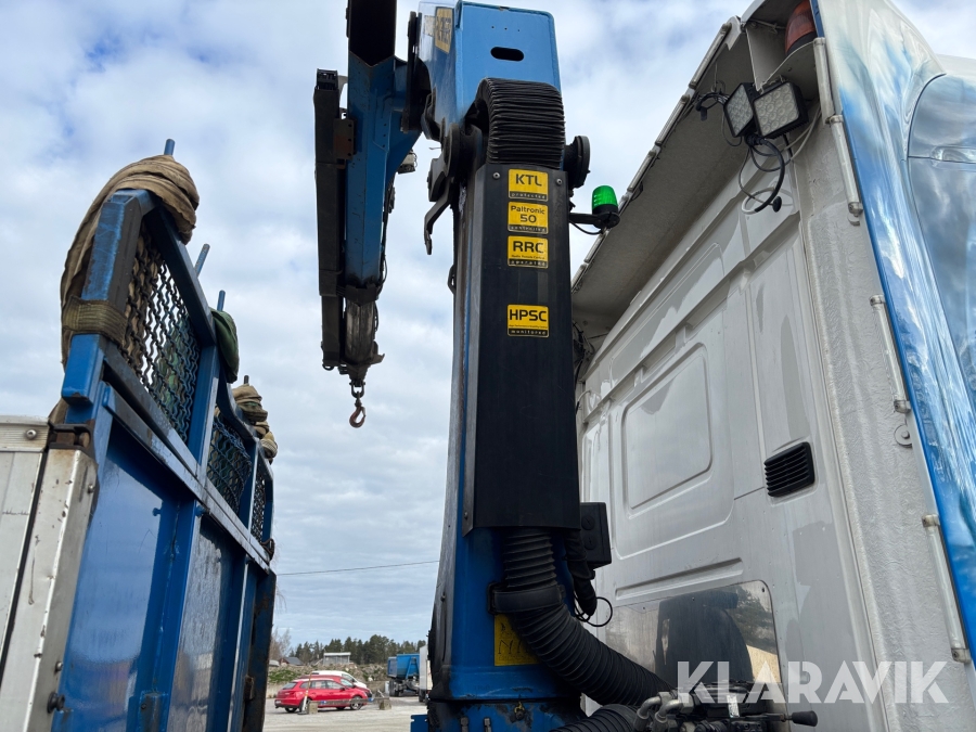 Kranbil med tipp Scania R560lb8x4*4hnb Tridem med Palfinger PK 33002-EH