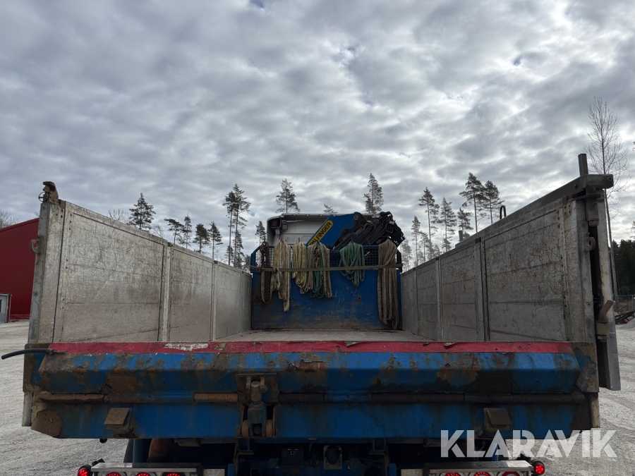 Kranbil med tipp Scania R560lb8x4*4hnb Tridem med Palfinger PK 33002-EH