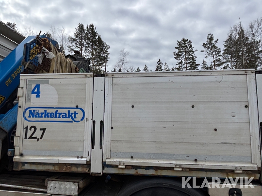 Kranbil med tipp Scania R560lb8x4*4hnb Tridem med Palfinger PK 33002-EH