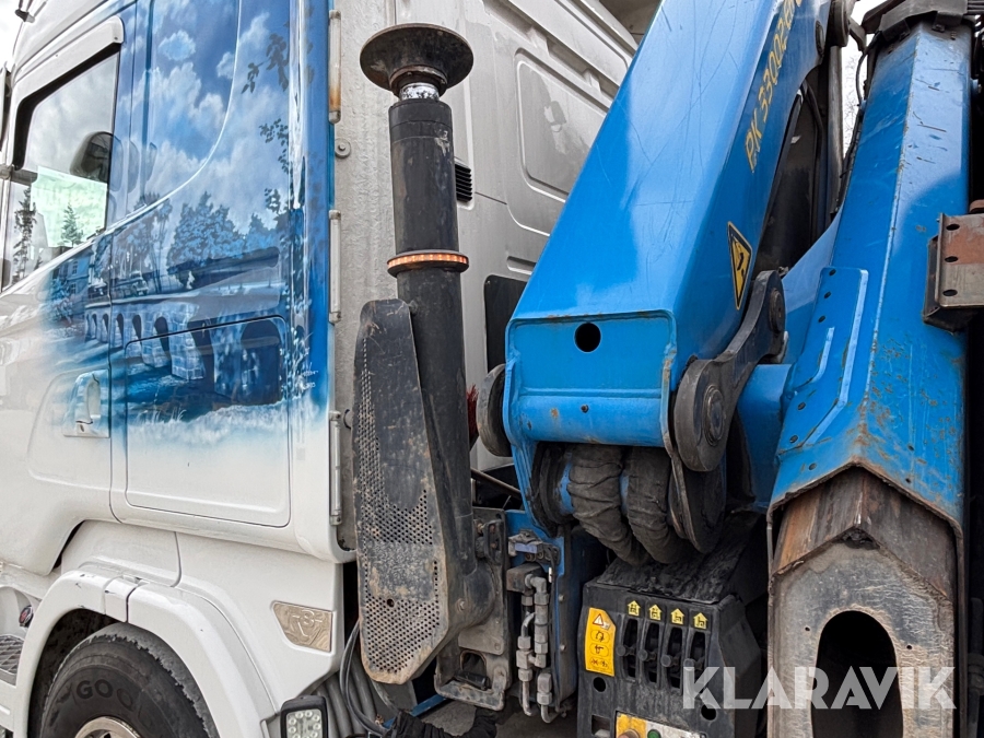 Kranbil med tipp Scania R560lb8x4*4hnb Tridem med Palfinger PK 33002-EH