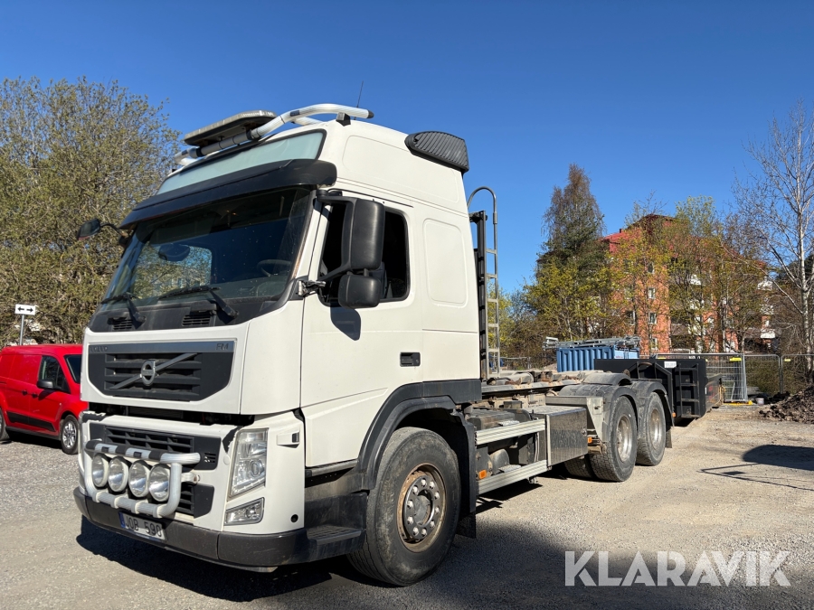 Lastväxlare Volvo FM 6x2 med Schaktflak