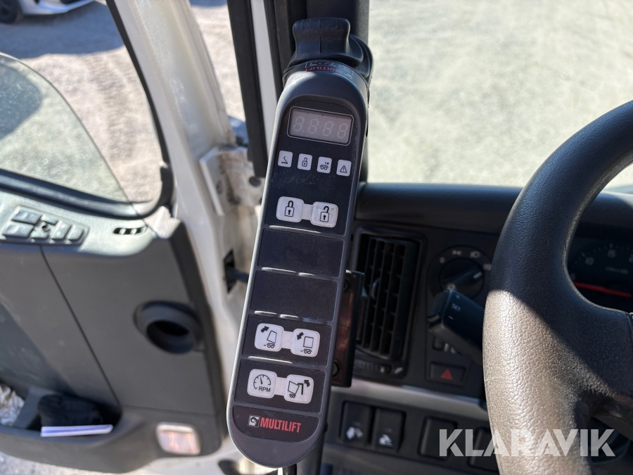Lastväxlare Volvo FM 6x2 med Schaktflak