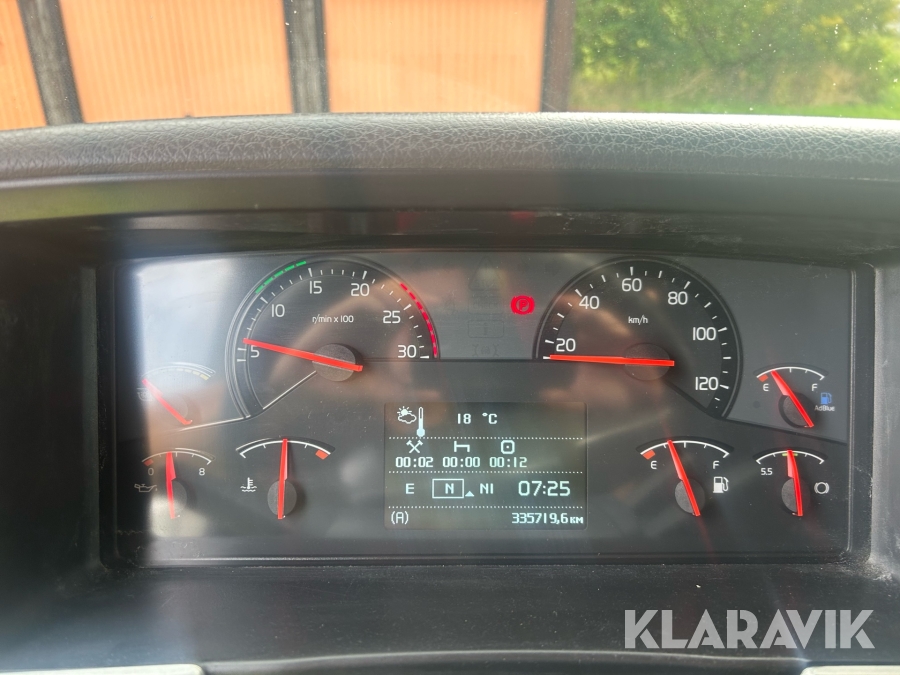 Lastväxlare Volvo FM 6x2 med Schaktflak