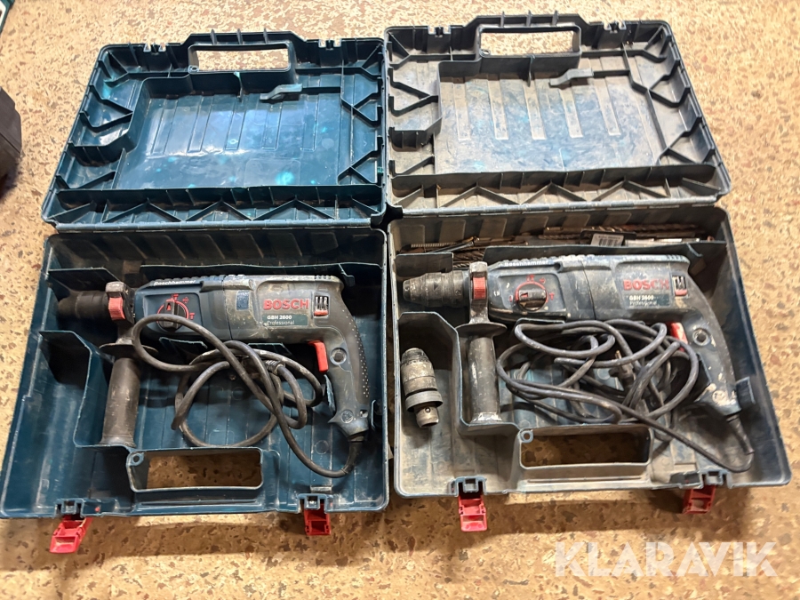 Borrhammare 2 st Bosch GBH 2600