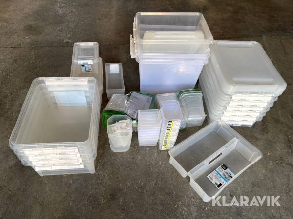 Parti med plastförpackningar Smartstore