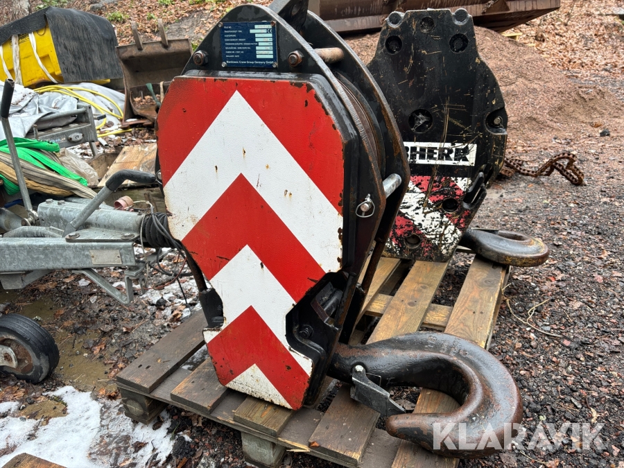 Krokblock treskivigt Demag