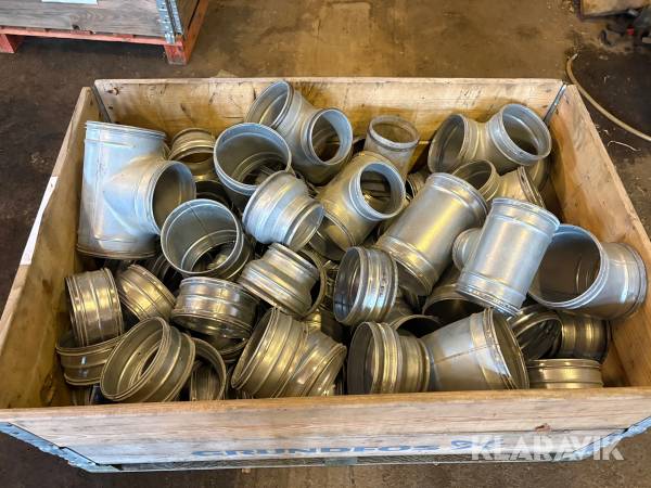 Parti kopplingar / krökar till ventilation