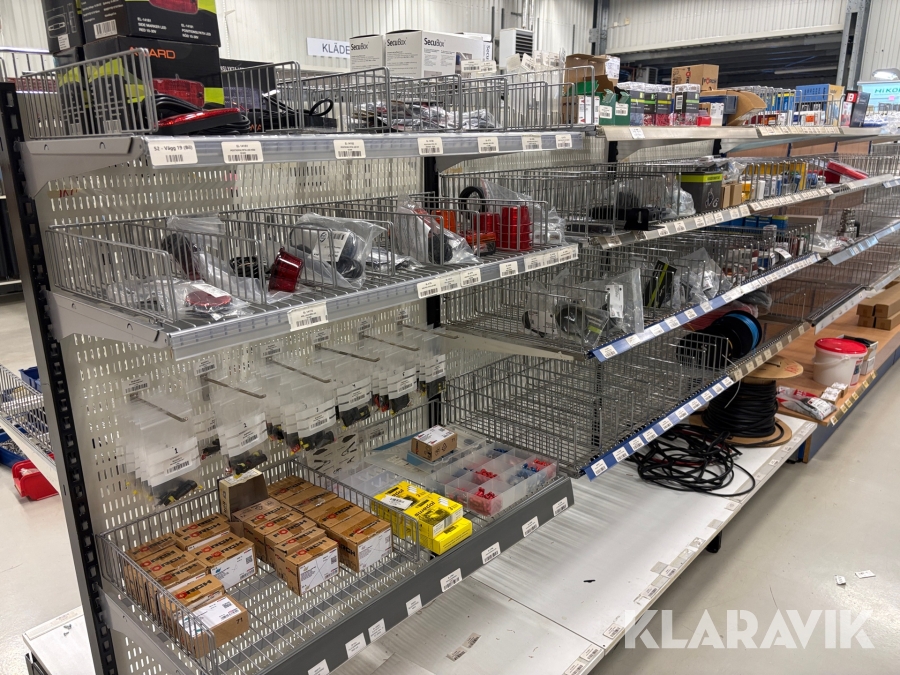 Parti med diverse biltillbehör