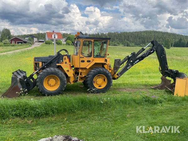 Grävlastare Volvo BM 6300 med redskap