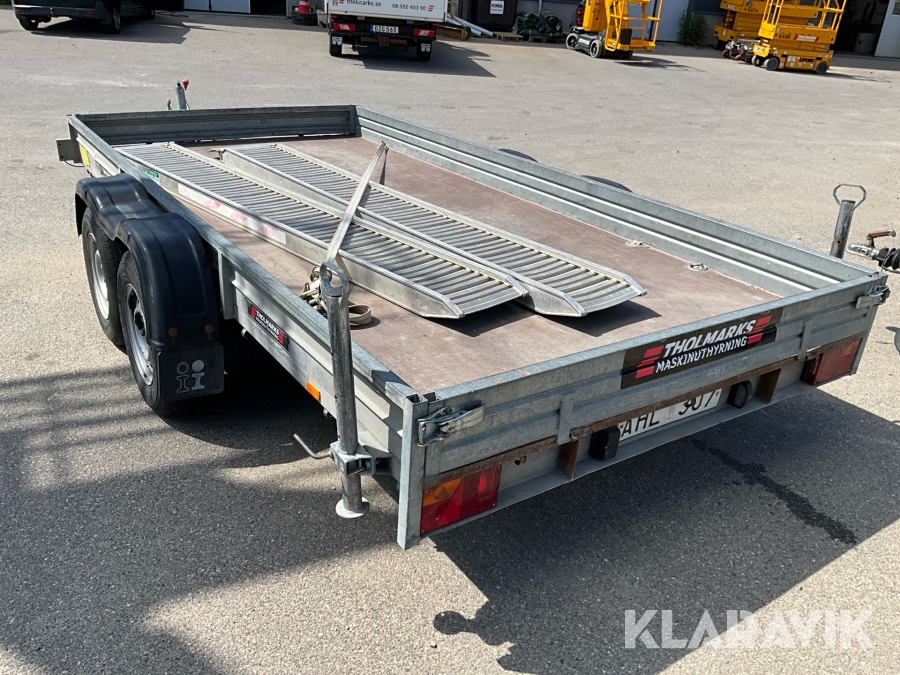 Maskinsläp Igass 2500 Combi med ramper 