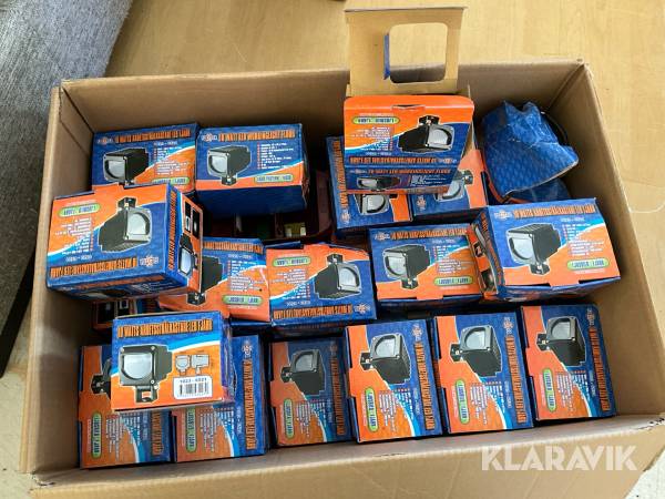 Arbetsstrålkastare Flextra LED Fjärr 10 W, ca 30 st