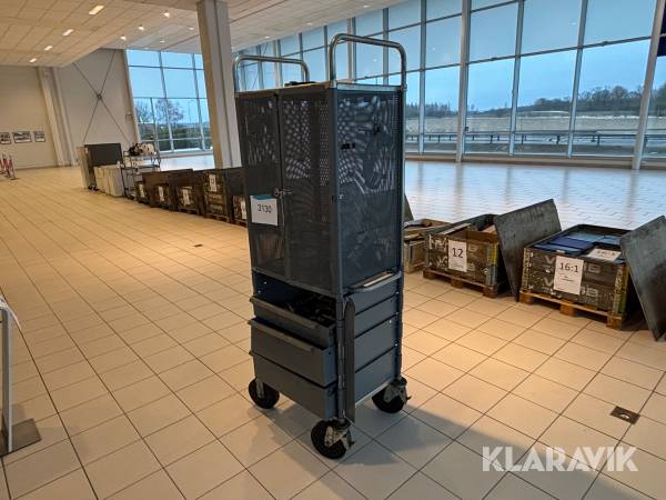 Verktygsskåp med diverse verktyg