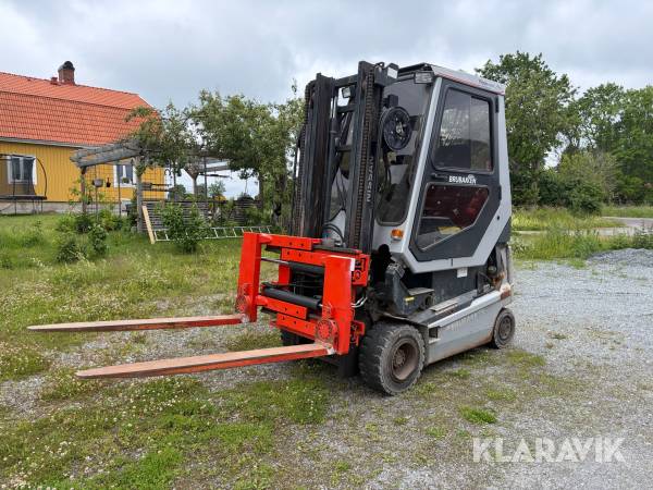 Motvikstruck / Eltruck Nissan GQ02L30CU HIPPE CABIN/ gaffel och klämaggregat