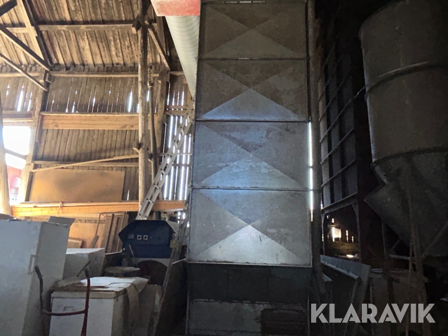 Spannmålstork satstork med mobil panna Akron