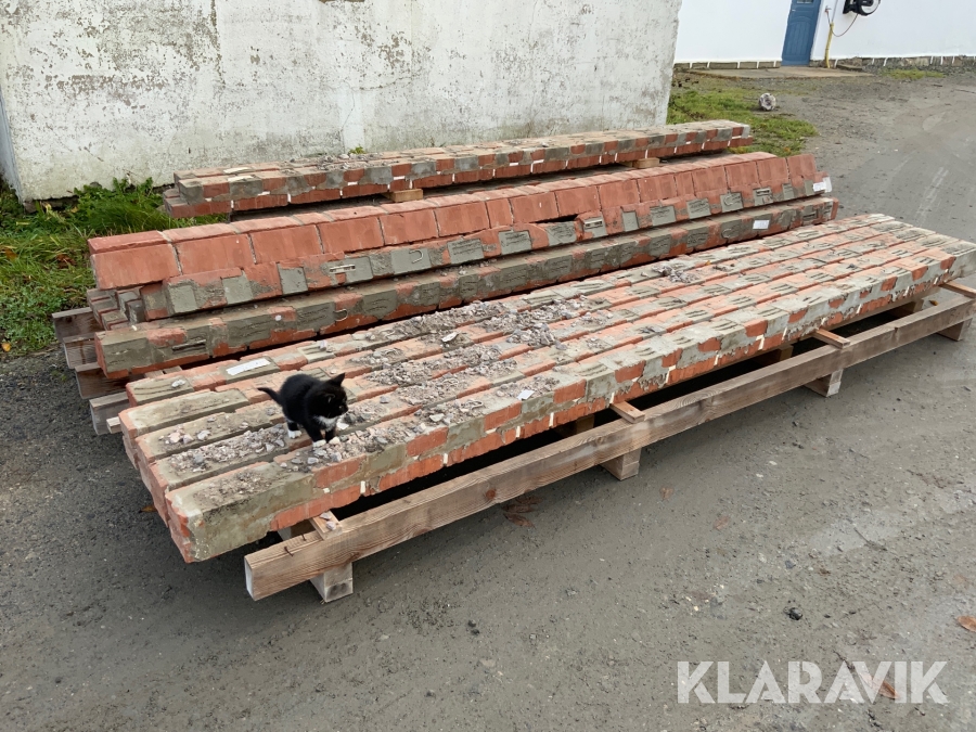 Tegelbalkar Wienerberger Röda 20 st