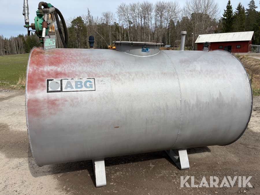 Dieseltank med pump ABG 2000 L
