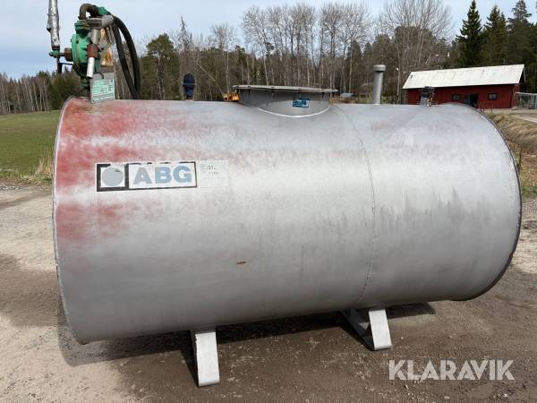 Dieseltank med pump ABG 2000 L