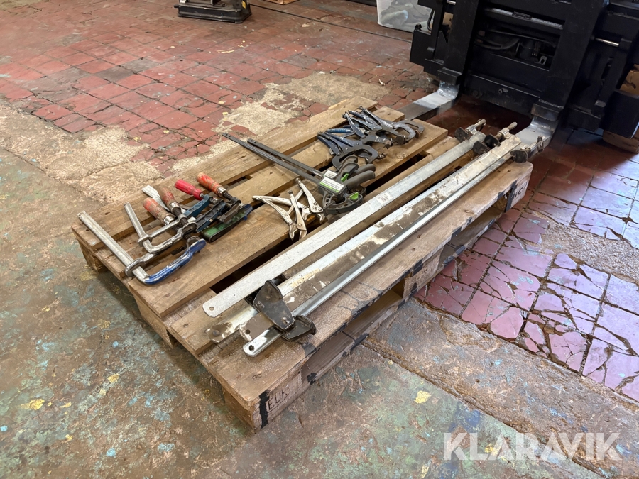 Skruvtvingar & limknektar 18 st Miki 1000 mm