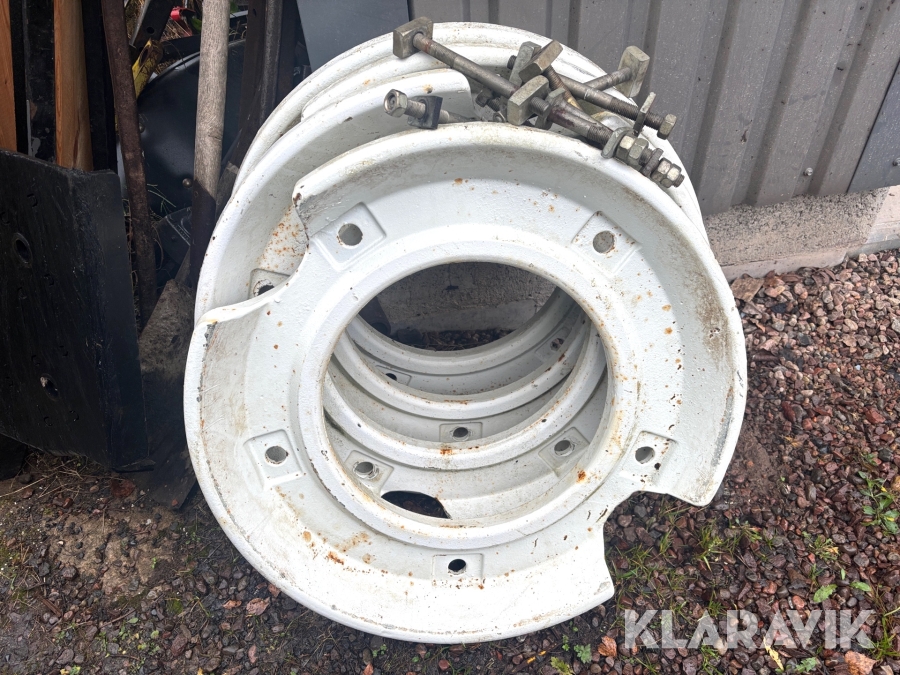 Hjulvikter 4 st komplett med fästbult