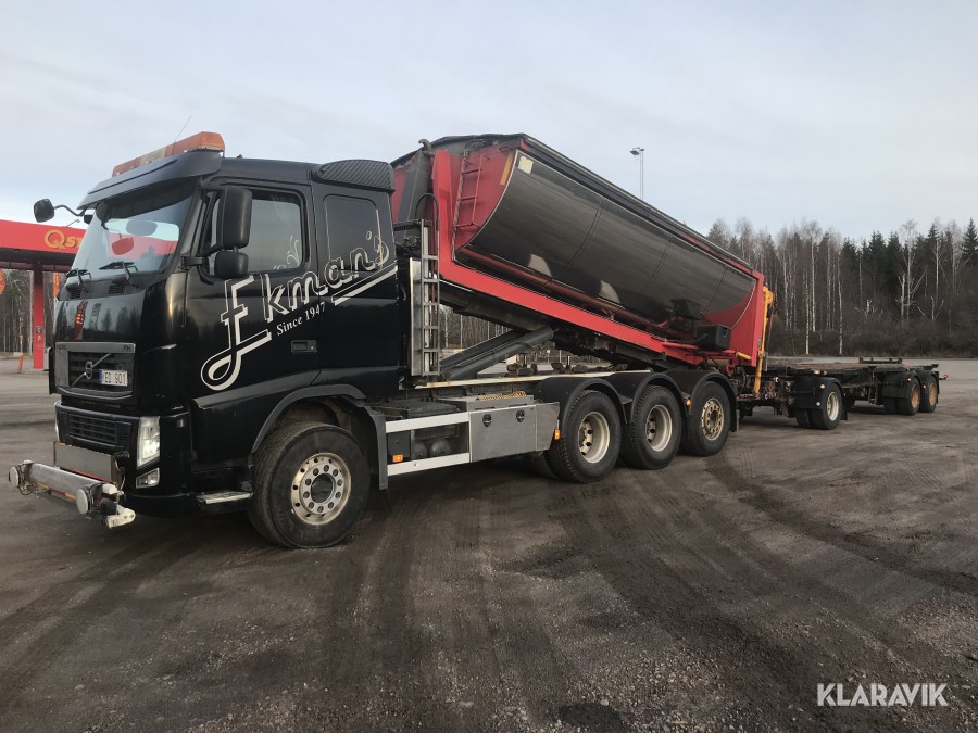 Spriderekipage Volvo FH 8*4 Spider m25 med släp 