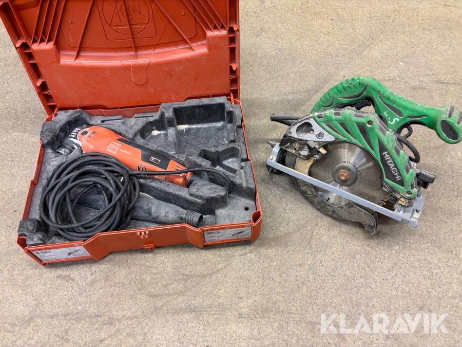 Cirkelsåg 1 st, Multimaskin 1 st Hitachi / Fein 