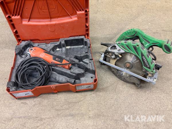 Cirkelsåg 1 st, Multimaskin 1 st Hitachi / Fein 