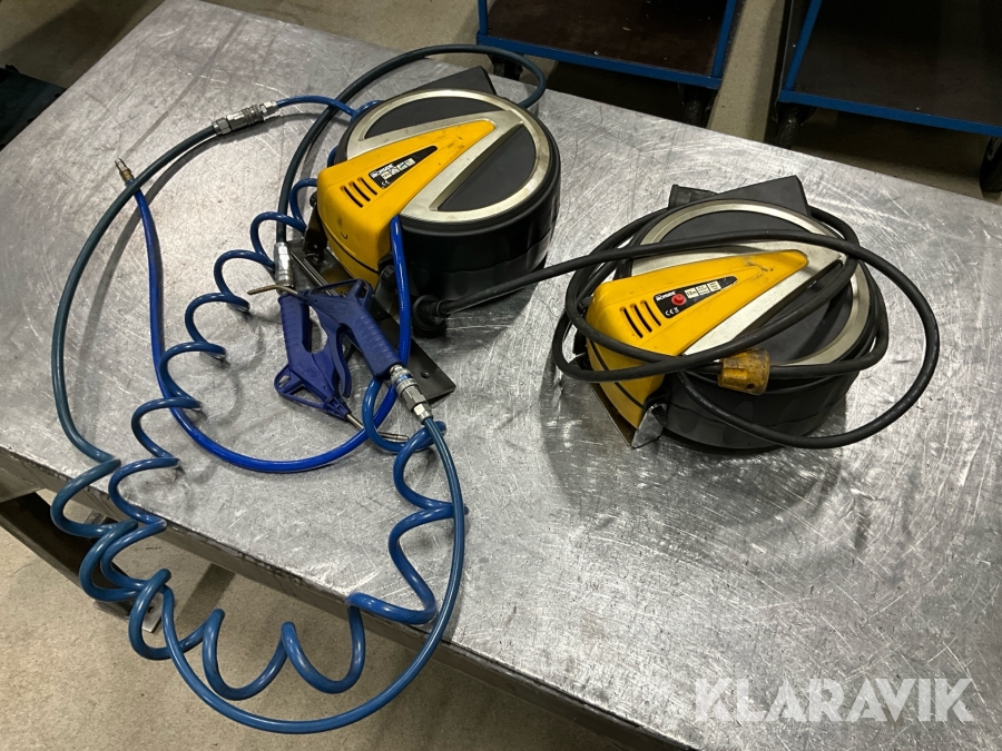 Sladd- och slangvinda Ironside 2 st, 12 m