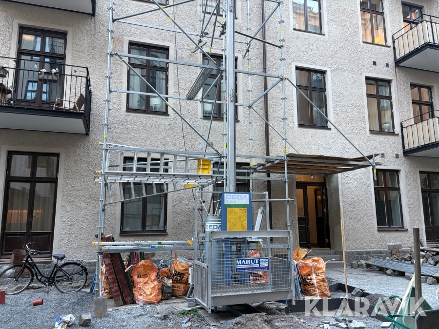 Bygghiss / Materialhiss Geda 300Z maxhöjd: 100 m
