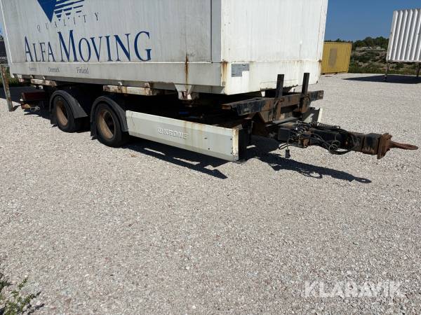 Kärra med containerlås Krone ZZ20