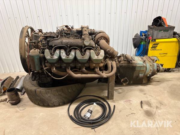 Motor och växellåda DS 14 Scania 141